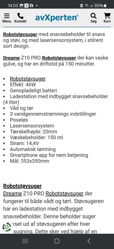 Robotstøvsuger