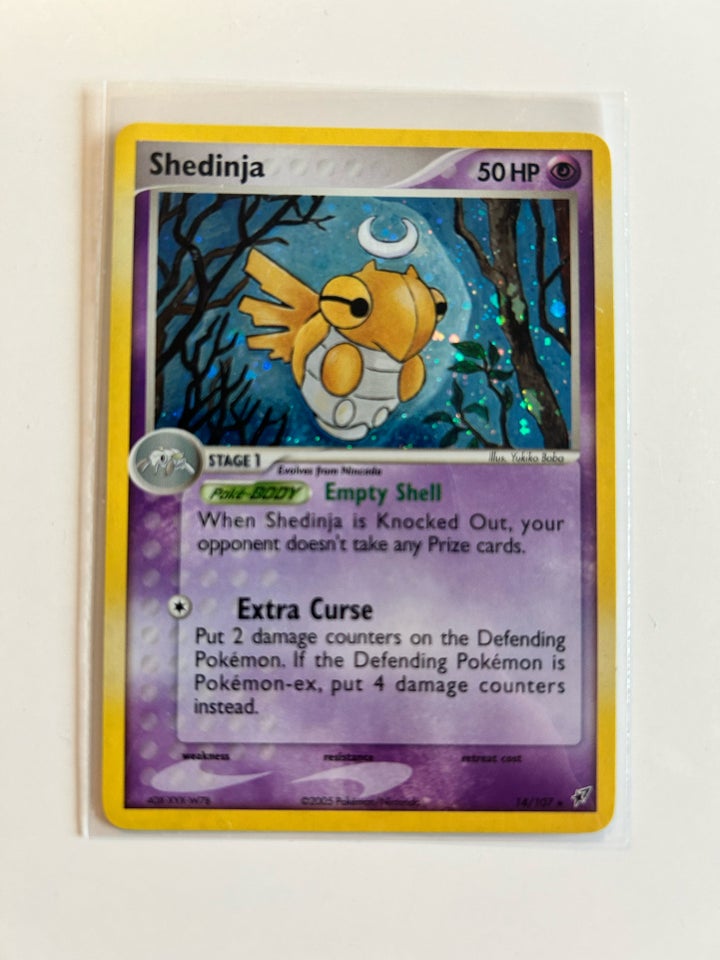 Samlekort, Shedinja holo