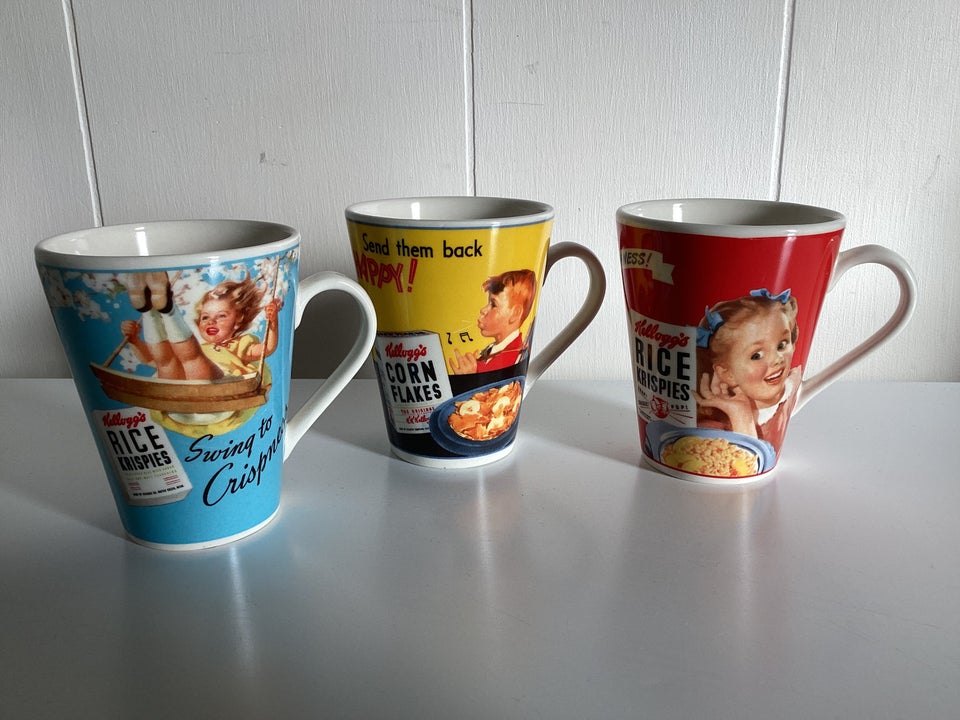 Porcelæn, Krus, Vintage Kelloggs