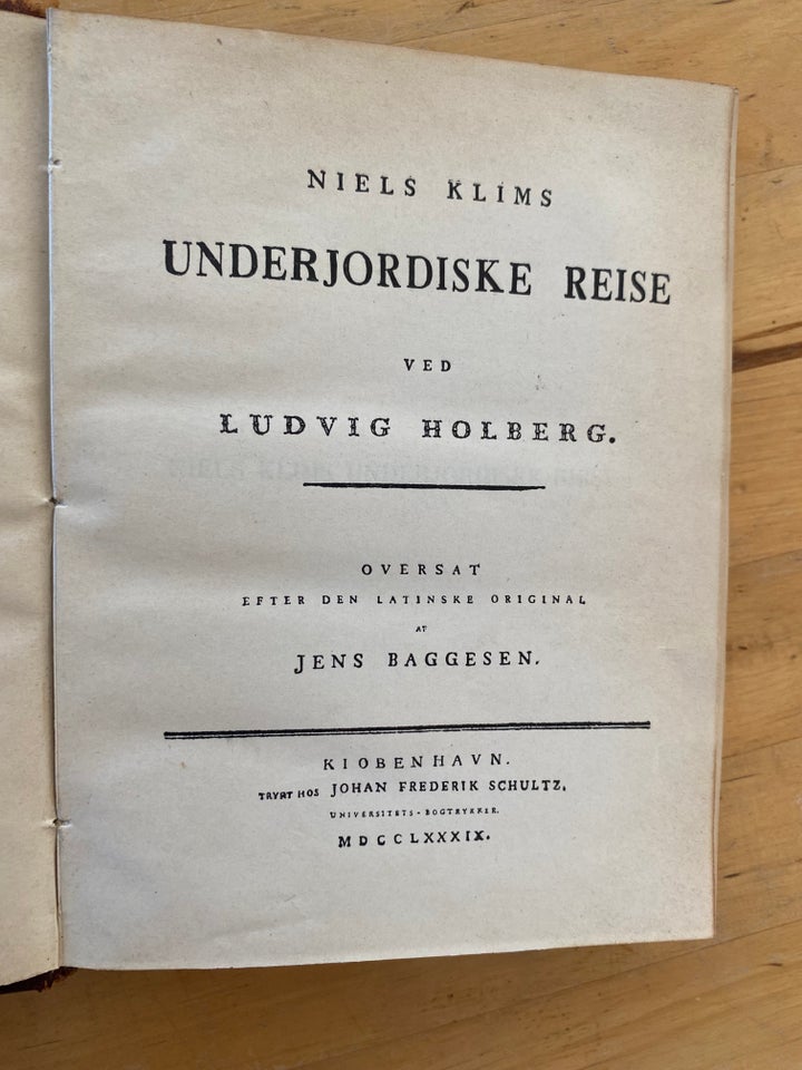 Niels Klim, Ludvig Holberg, genre: