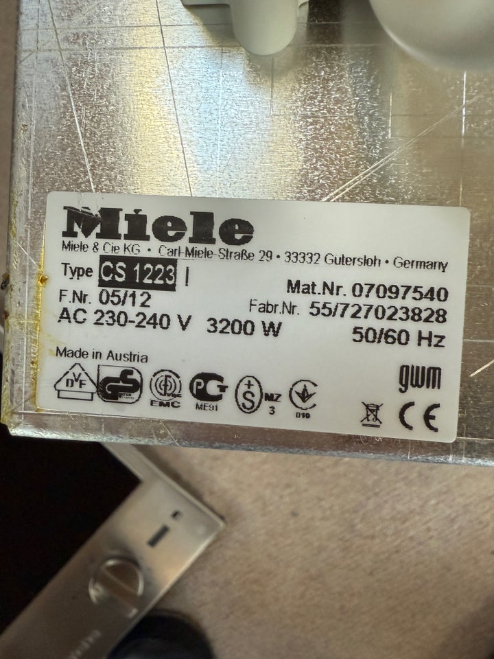 Miele Induktionskogeplader