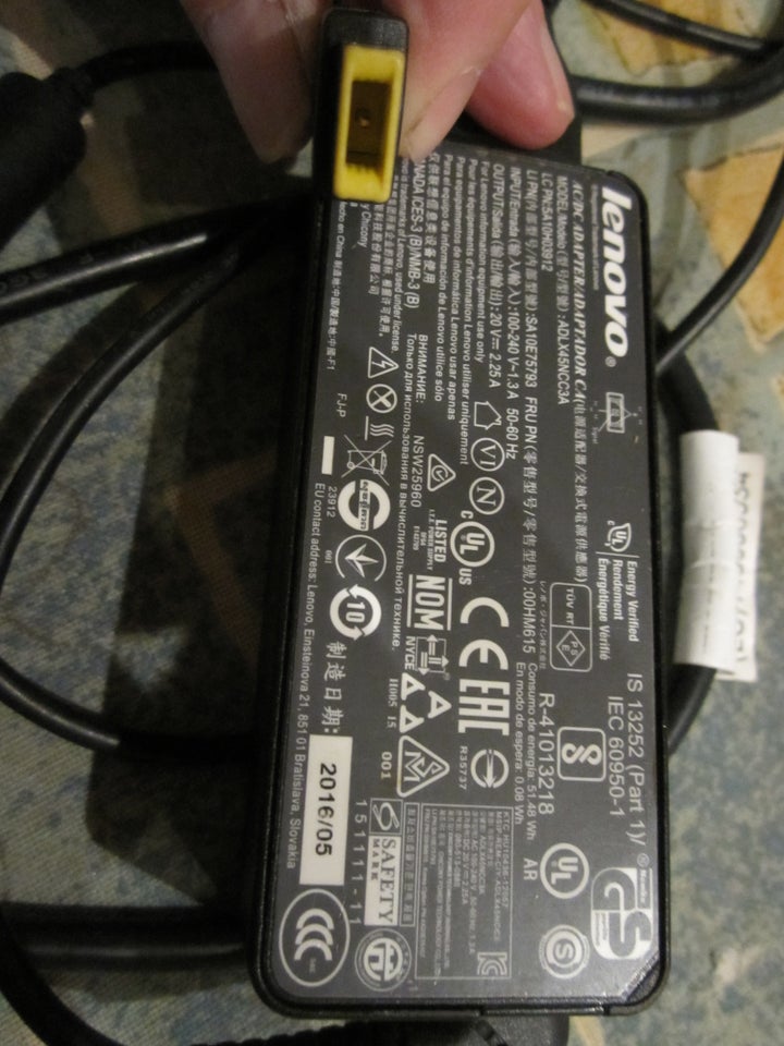 Oplader, Lenovo, God