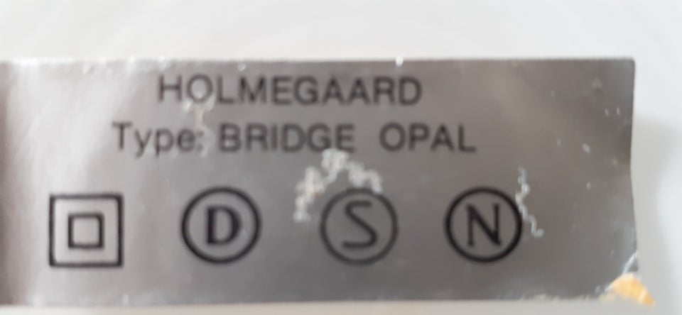 Anden arkitekt, Bridge opal,