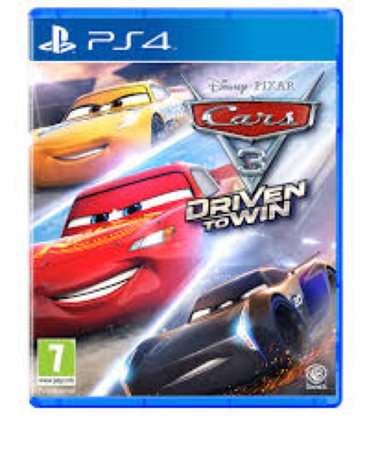 Cars 3 driven to win, PS4, racing