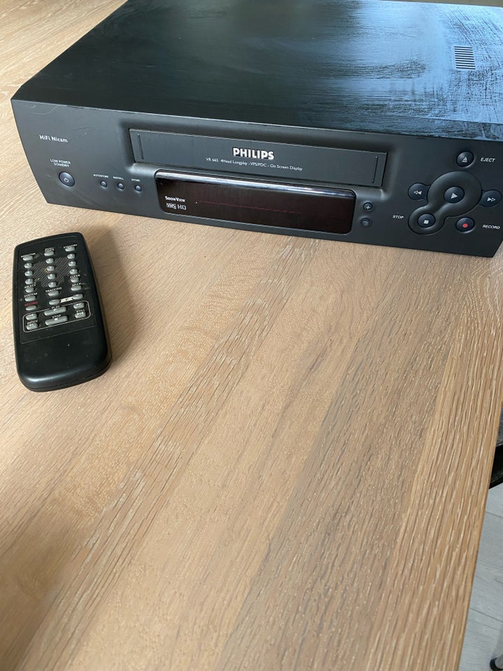 VHS videomaskine, Philips, VR 665