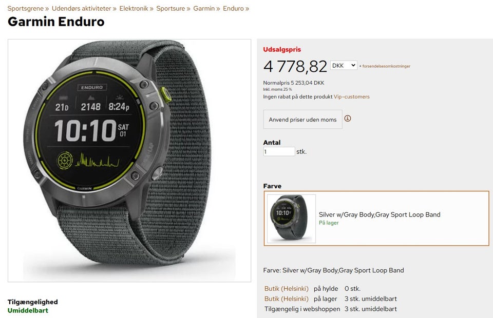 Smartwatch, Garmin