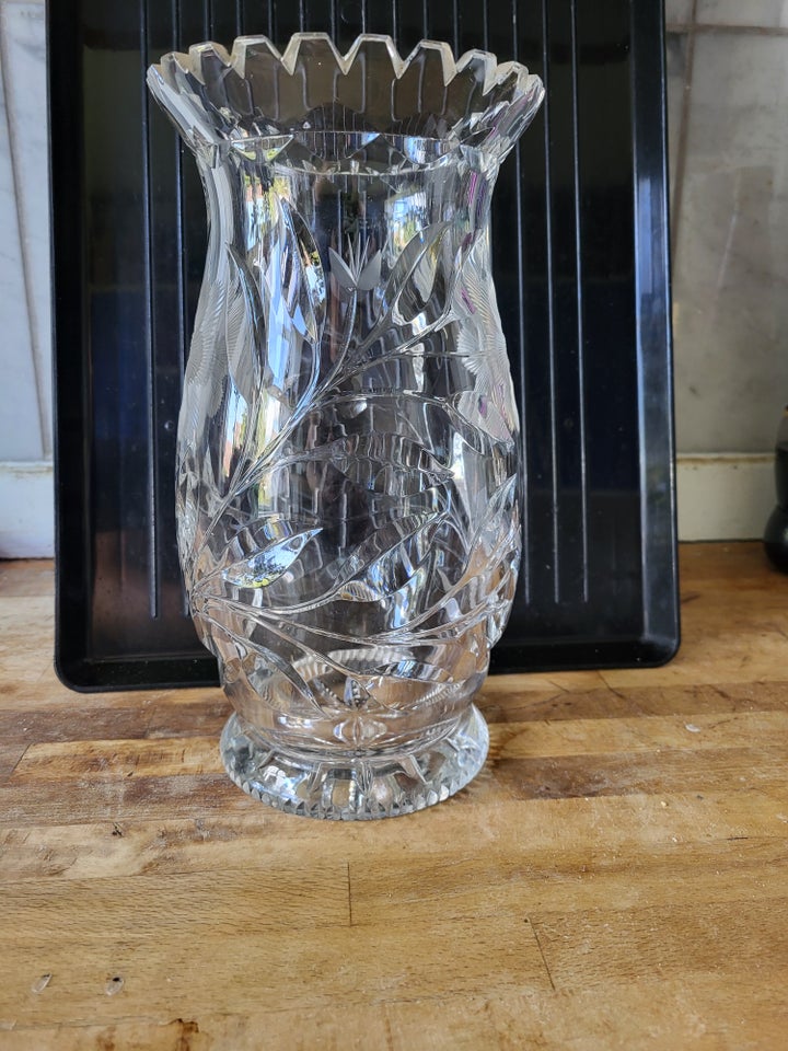 Glas Krystalvase