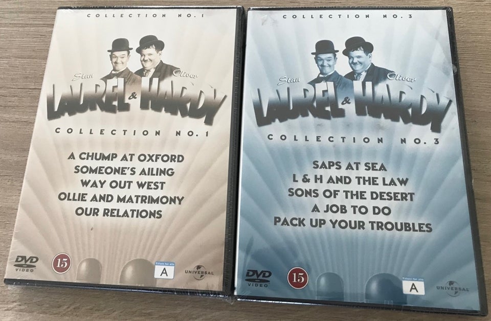 Laurel  Hardy Collection 1 + 3  DVD