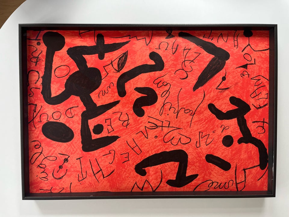 Litografi Joan Miro motiv: