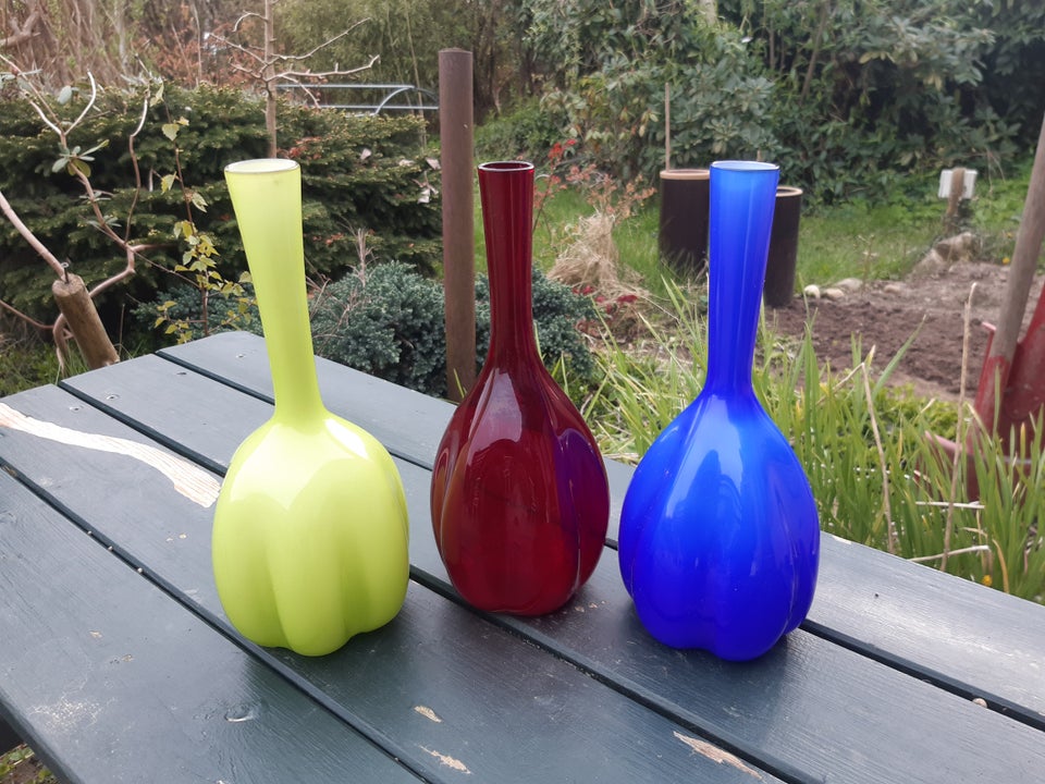 Glas Vaser 6 furede/flere farver