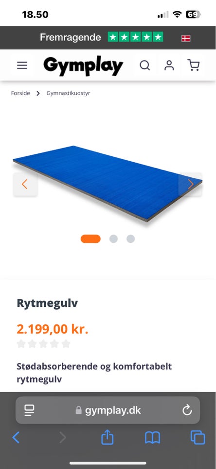 Gymnastikudstyr, Rytmegulv,