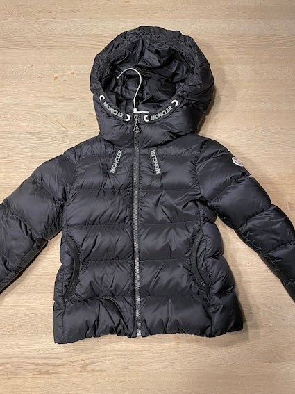 Moncler dunjakke, sort