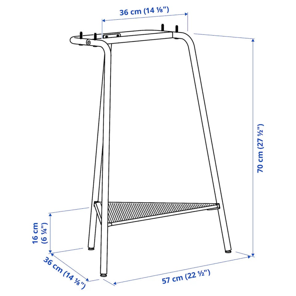 Buk til bordplade, Ikea