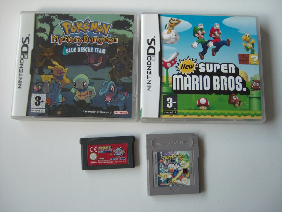 Spil til Gameboy's og DS, Nintendo