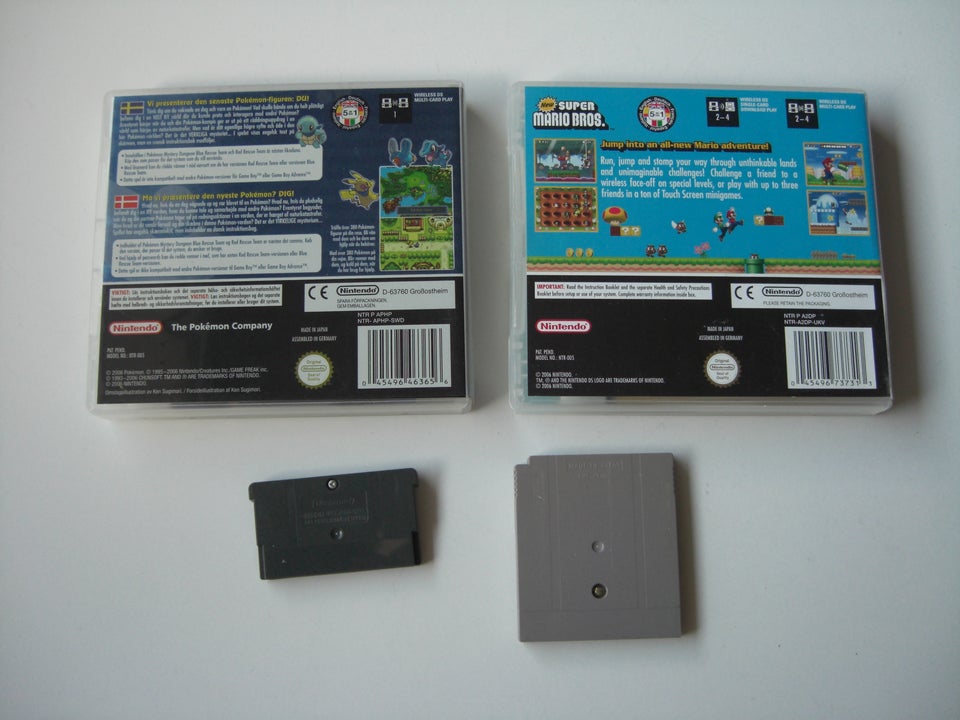 Spil til Gameboy's og DS, Nintendo