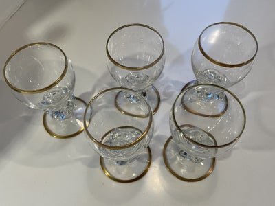 Glas snapseglas Gisselfeld fra