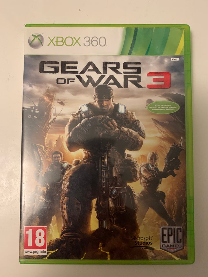 gears of war 3 Xbox 360 action