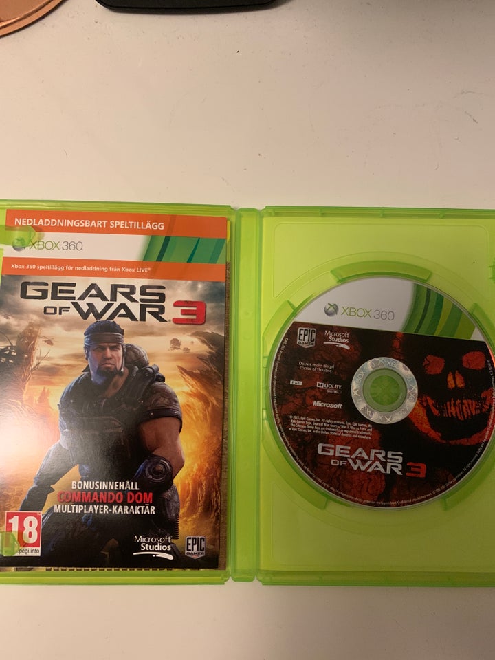 gears of war 3 Xbox 360 action