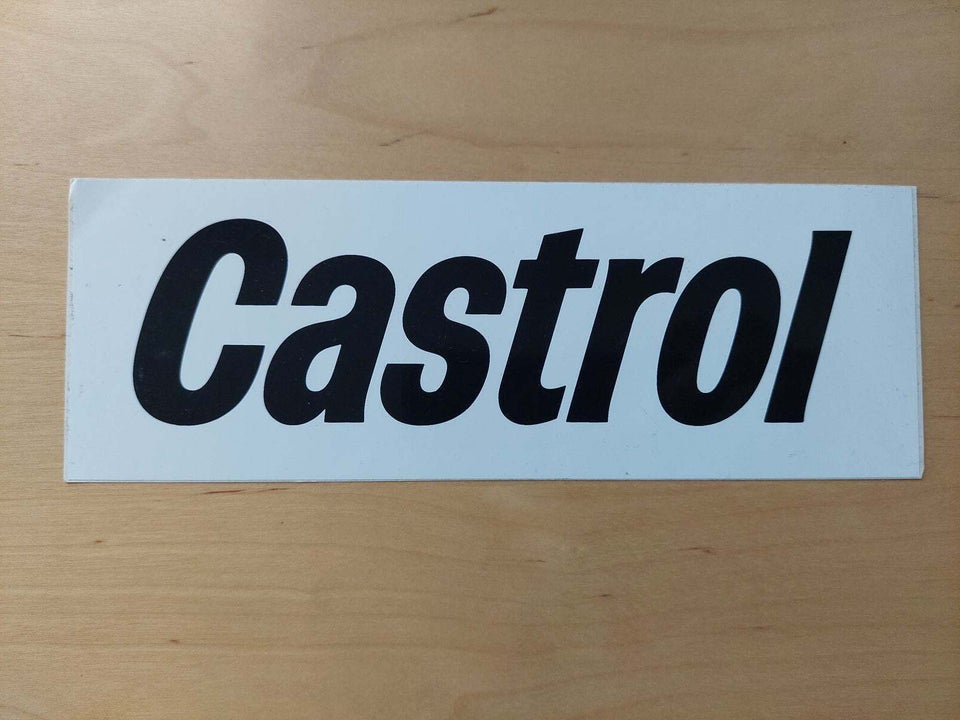 Klistermærker, Castrol