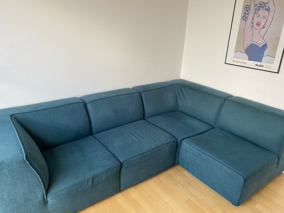 Sofa, polyester, 5 pers.