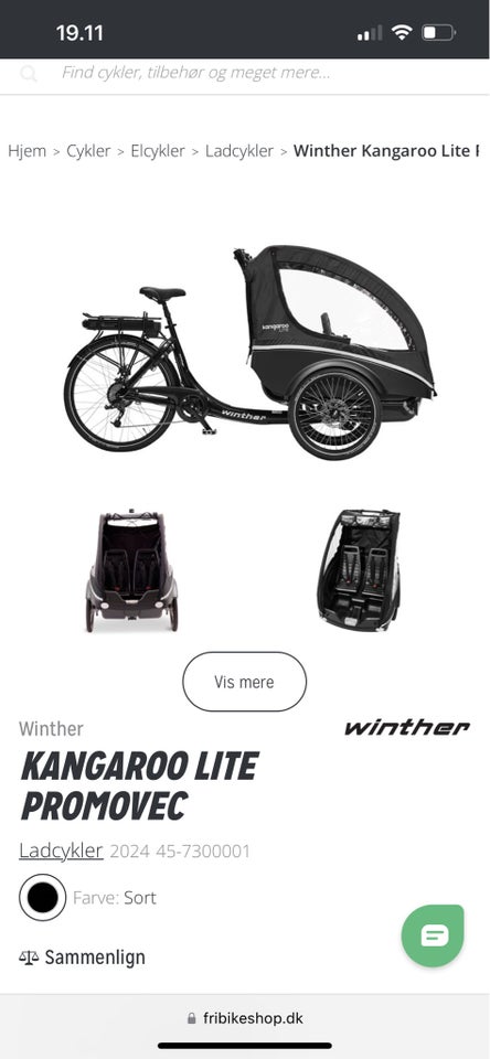 Ladcykel, Winther Kangaroo Lite