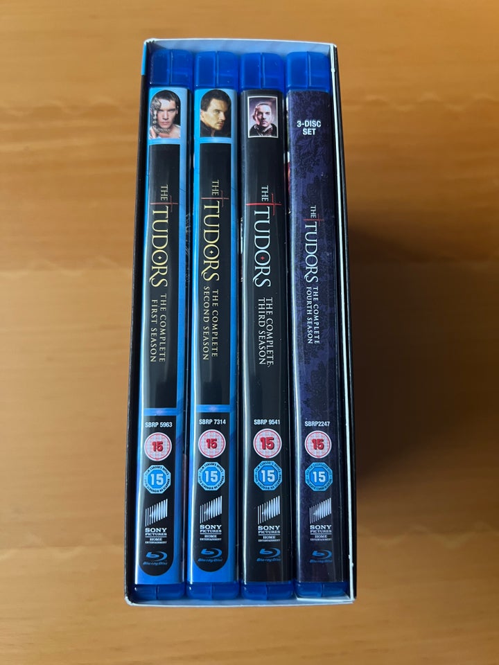 The Tudors sæson 1-4, Blu-ray,