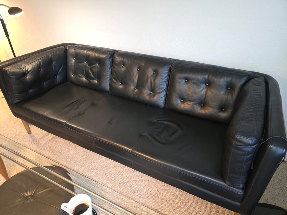 Sofa læder 3 pers