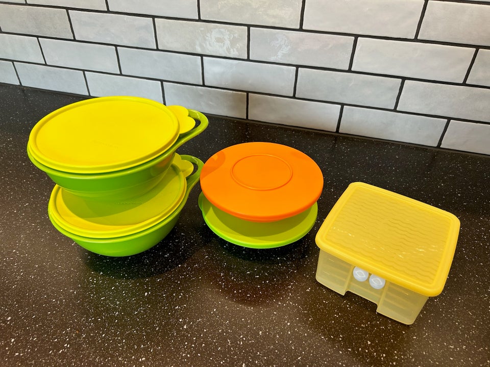 6 x bøtter  Tupperware