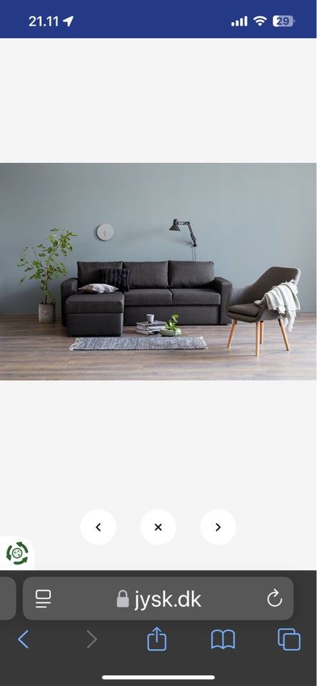 Sovesofa, Jysk MARSLEV , b: 150 l: