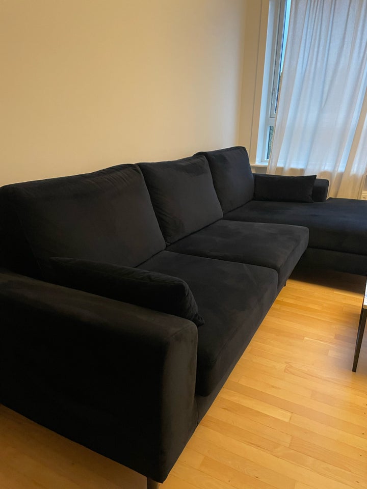 Sofa, velour, 3 pers.