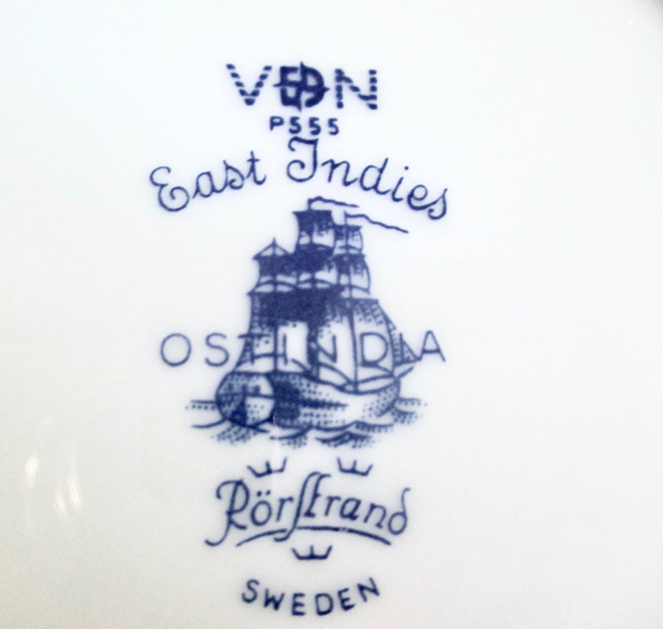 Porcelæn Sovsekande Ostindia