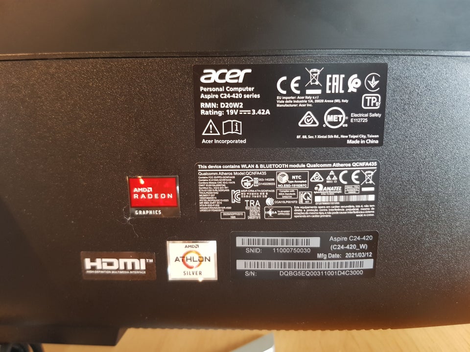 Acer, Aspire C24 - 420, 2.30 Ghz