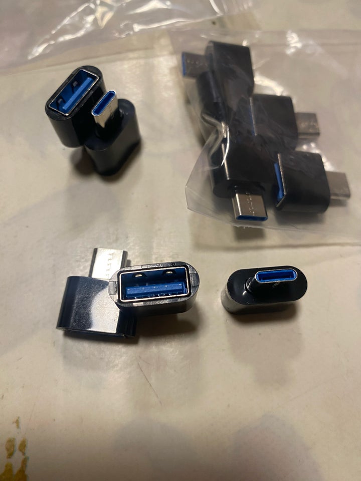 Adapter, t. andet mærke, USB A hun to