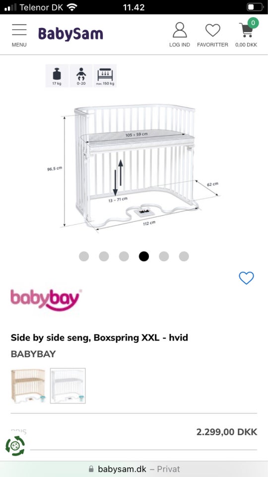 Babyseng, BabyBay side by side XXL,