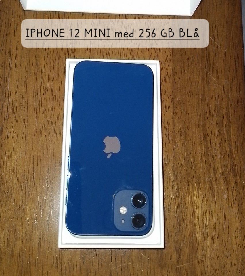 iPhone 12 Mini, 256 GB, blå