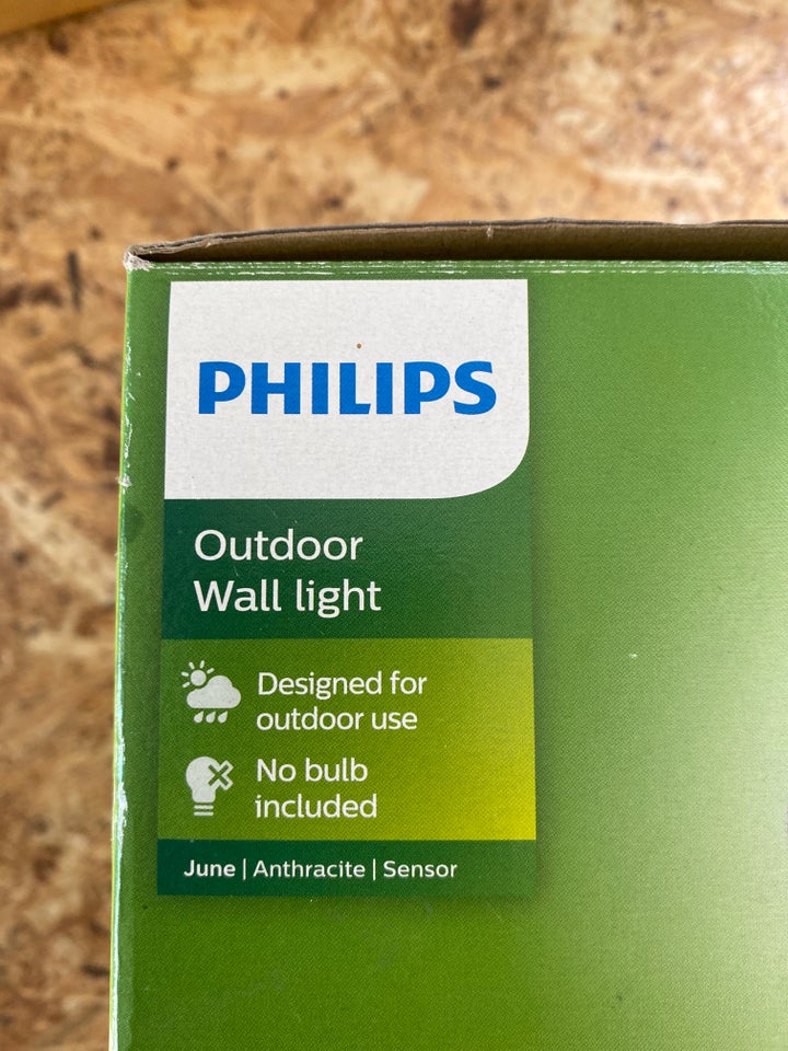 Væglampe Philips June Antracite