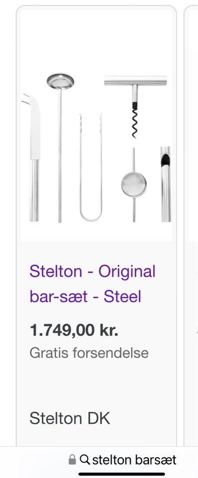 Rustfrit stål Barsæt Stelton