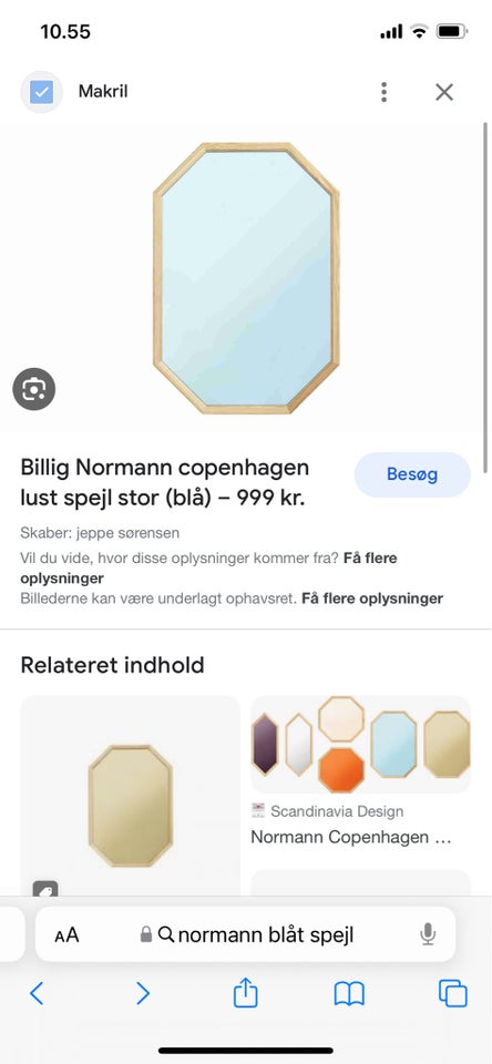 Normann Copenhagen, Spejl