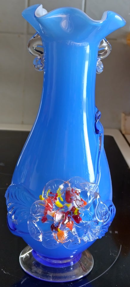 Glas, Tivoli vase Blå