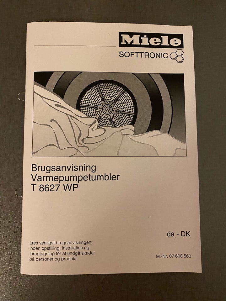 Tørretumbler Miele T 8627 WP