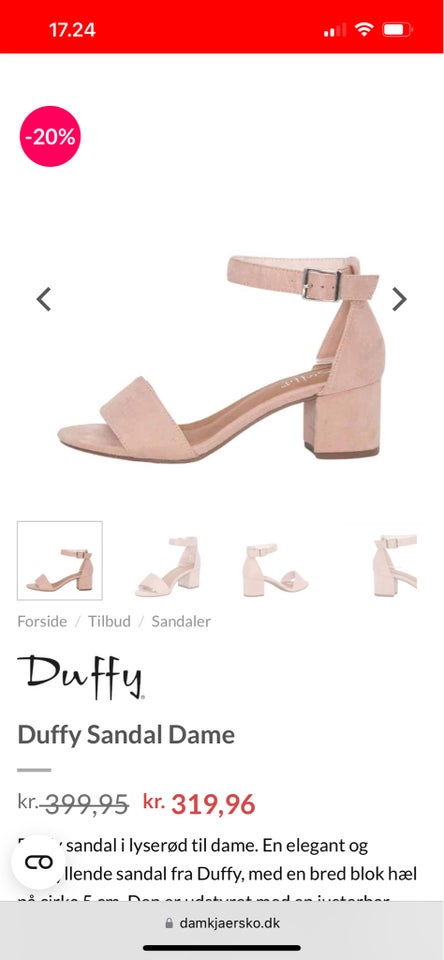 Sandaler, str. 42, Duffy