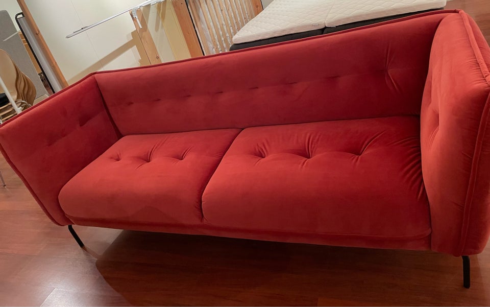 Sofa, velour, 3 pers.