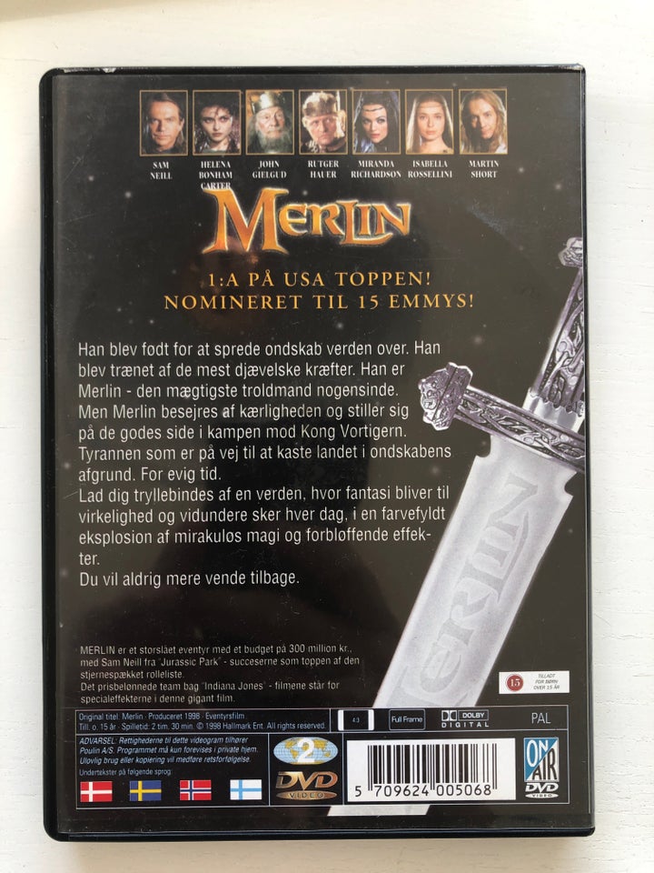 Merlin (1998) instruktør Steve