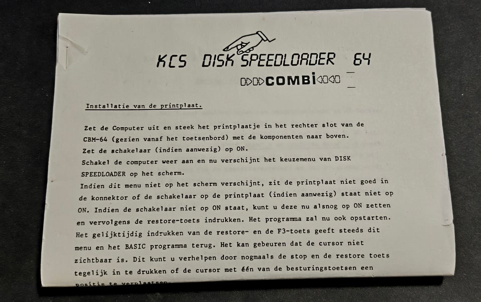 KCS speedloader 1984 Til