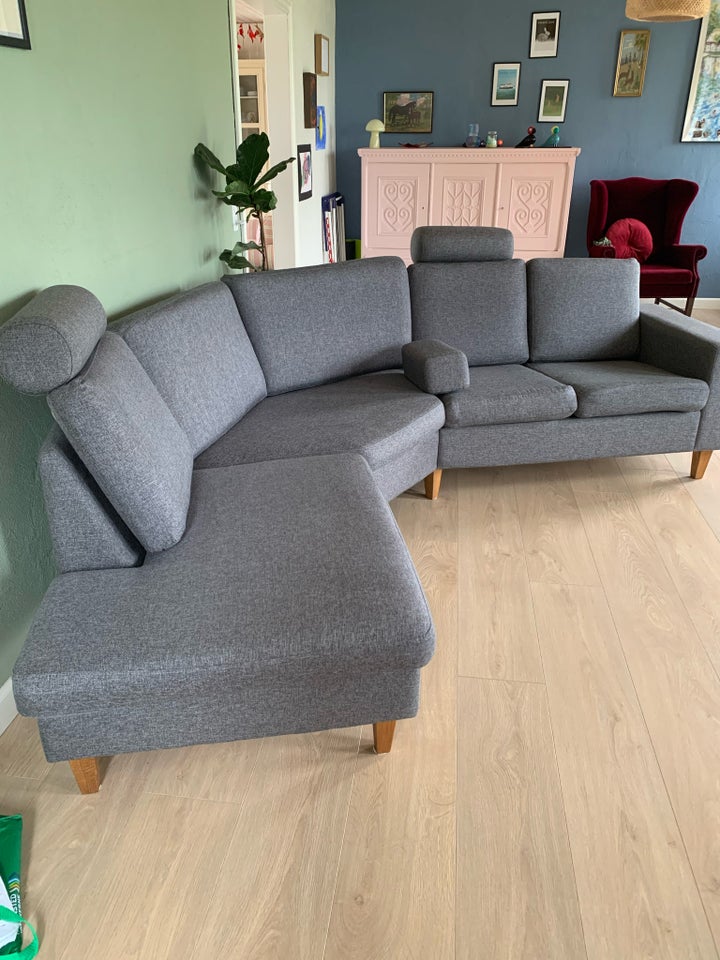 Sofa stof 5 pers