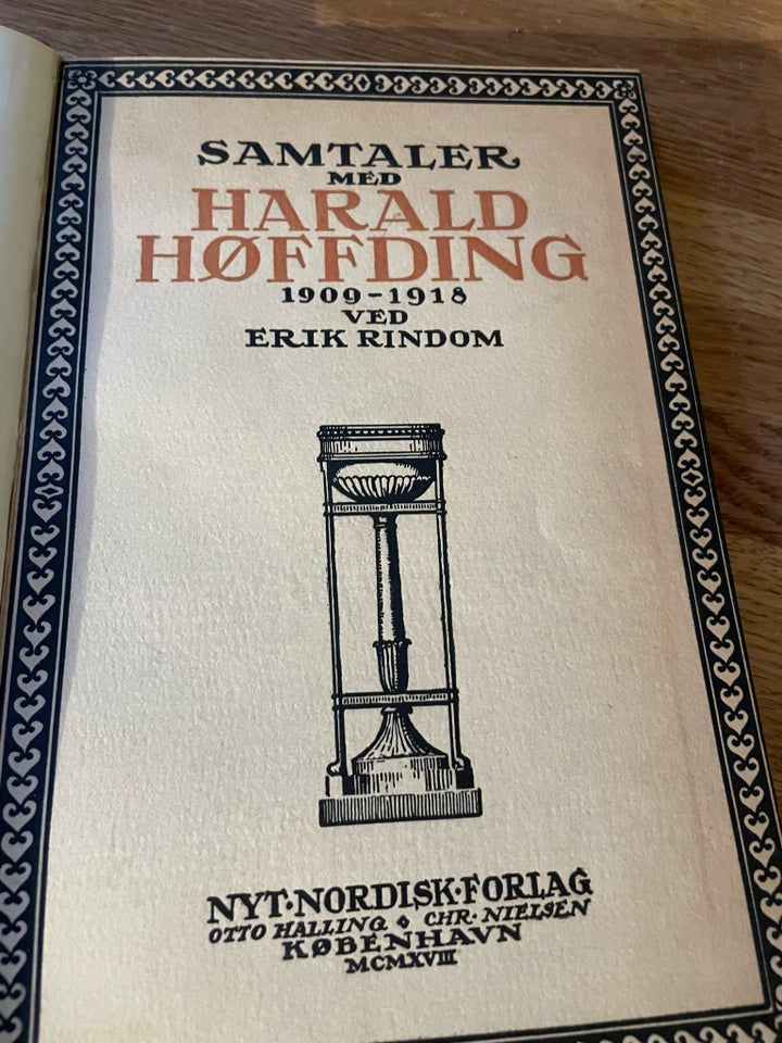 Samtaler med Harald Høffding