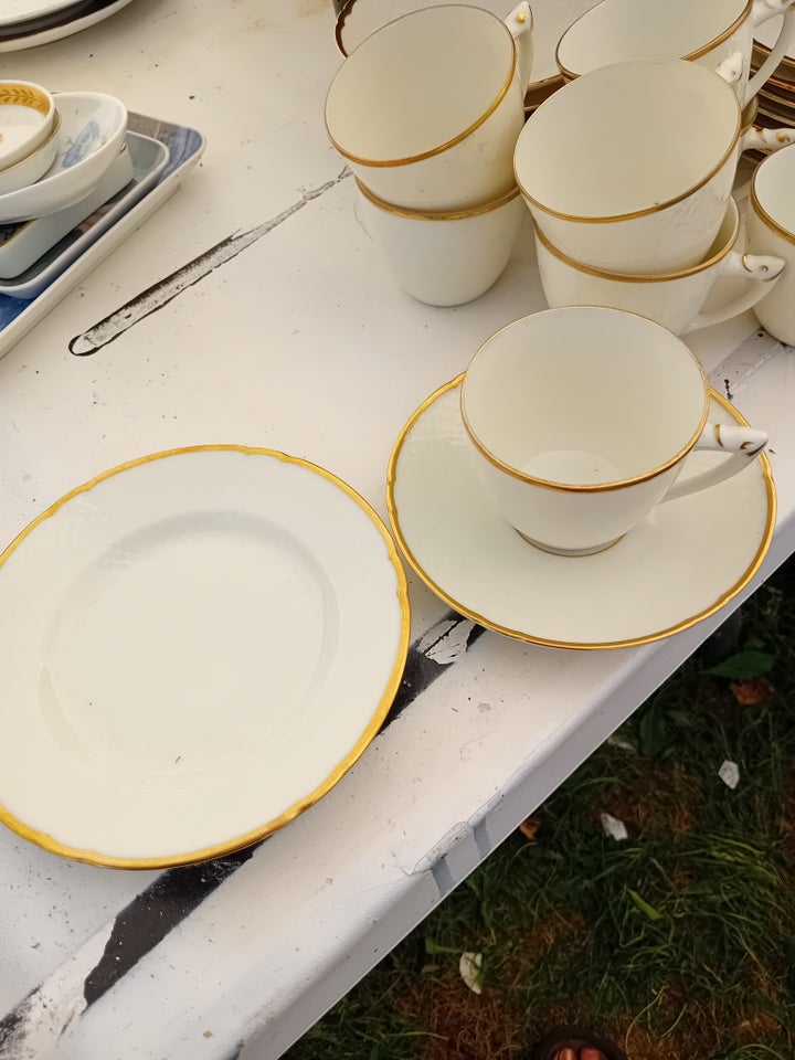 Porcelæn Tallerken og kop Bing og