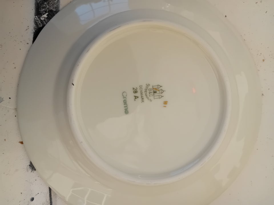 Porcelæn Tallerken og kop Bing og