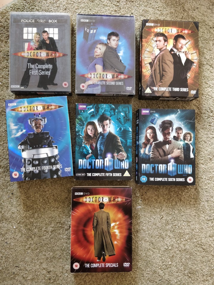 Dr Who serien sæson 1-6 + specials