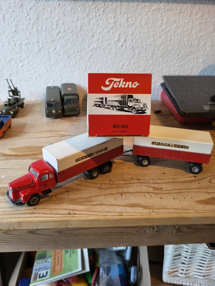 Modelbil Tekno Scania vabis